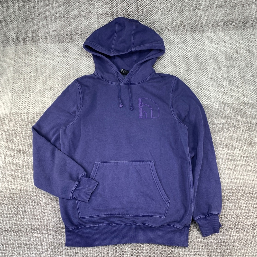 The North Face Hoodie Mens Medium Blue NF0A7UNW Pullover Logo Pocket